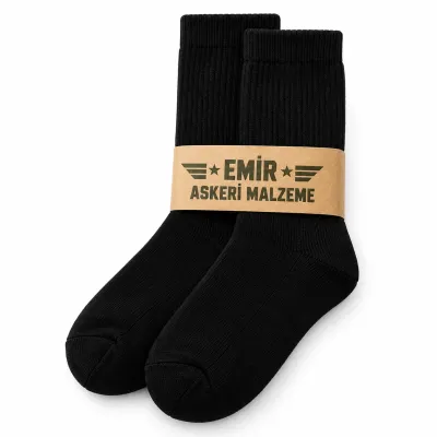 Siyah Asker Çorabı