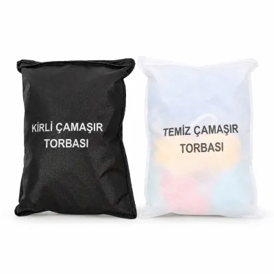 Temiz ve Kirli Çamaşır Torbası Takımı