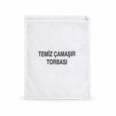 Fermuarlı Temiz Çamaşır Torbası